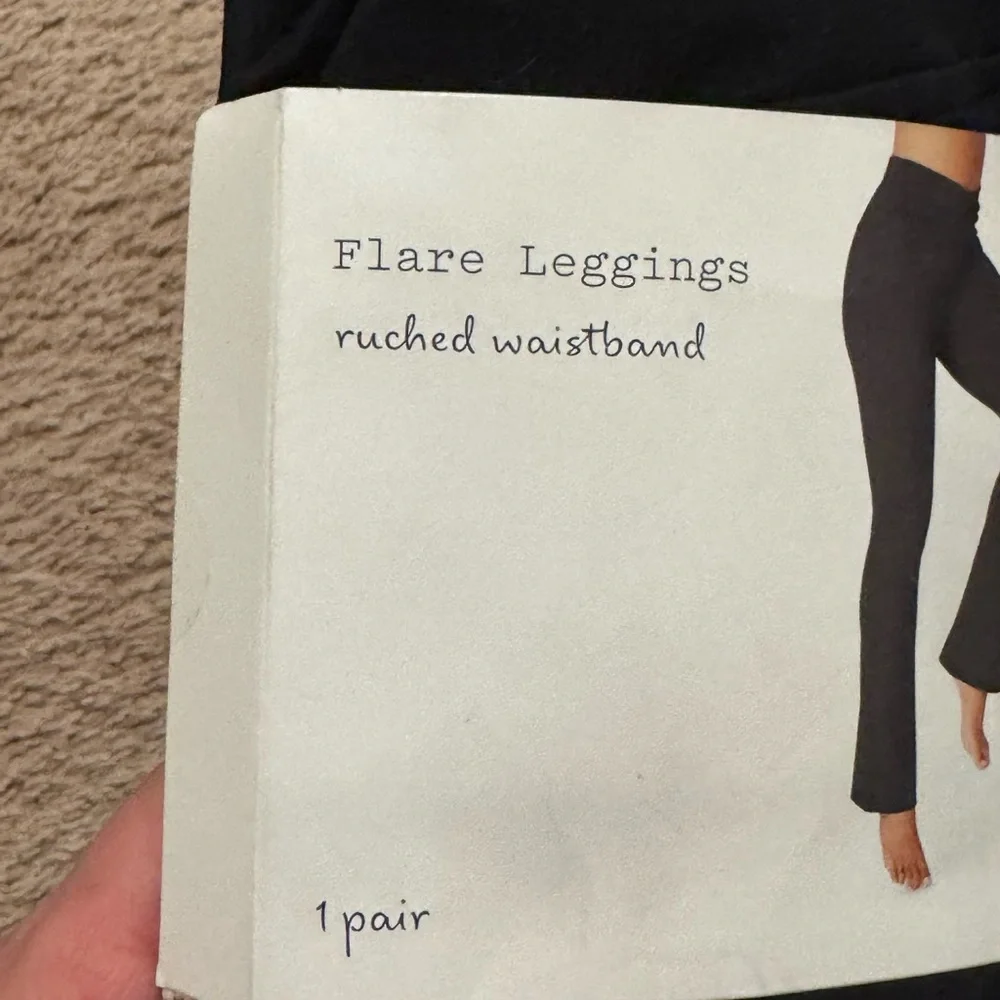 A New Day Black flare & ruched legging’s - Picture 5 of 8